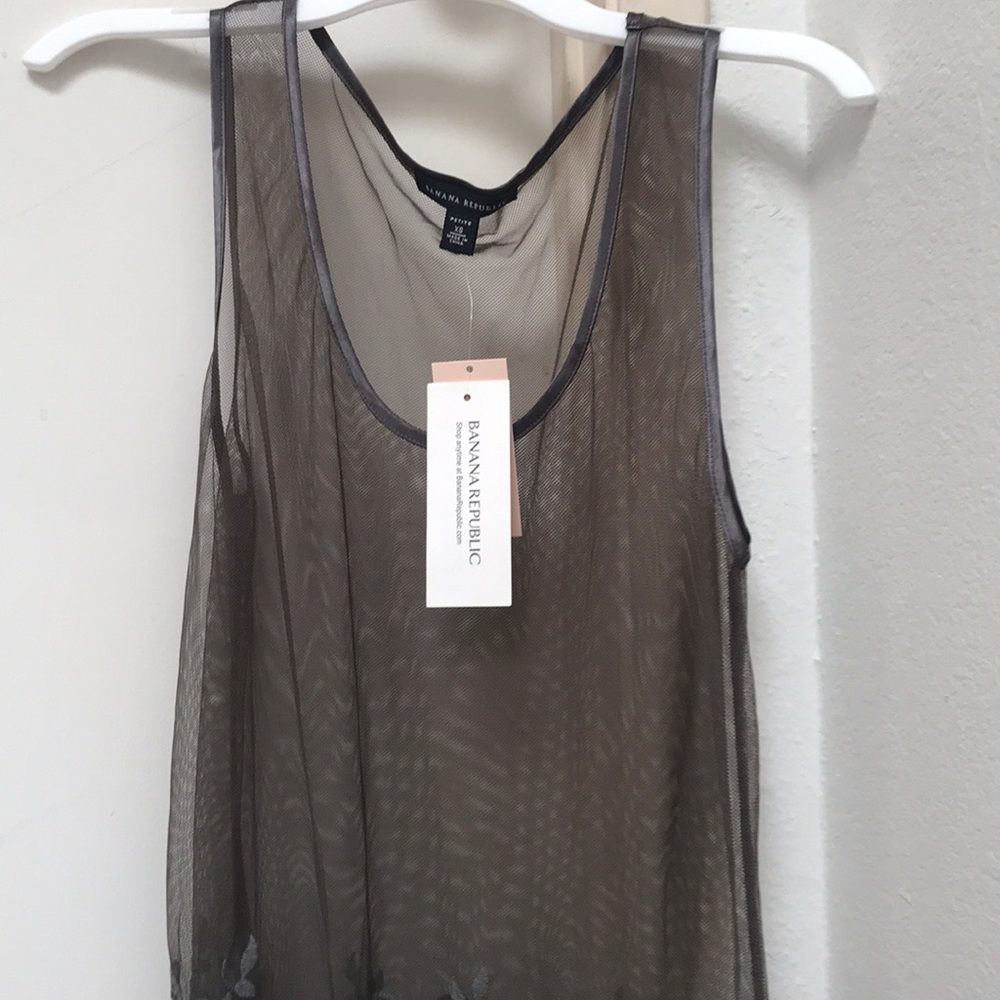 Banana Republic see through tank top